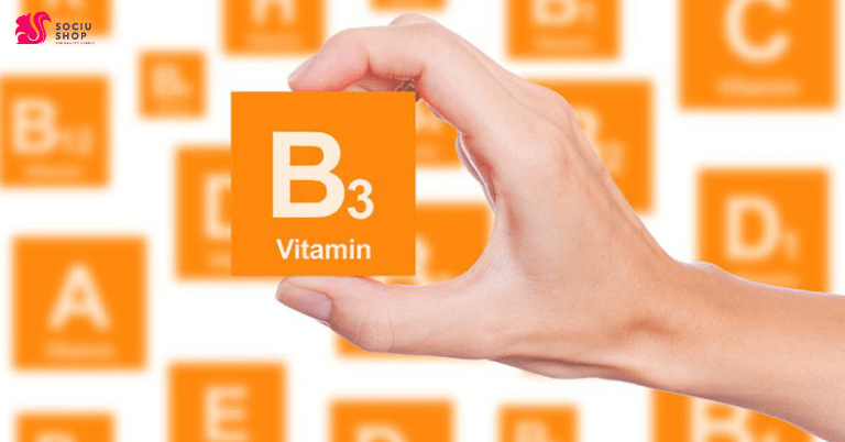 Vitamin B3 trong ủ trắng tinh thể sữa cho da body