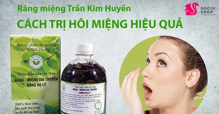 Thảo mộc Răng miệng TKH hiệu quả ngay lần sử dụng đầu tiên