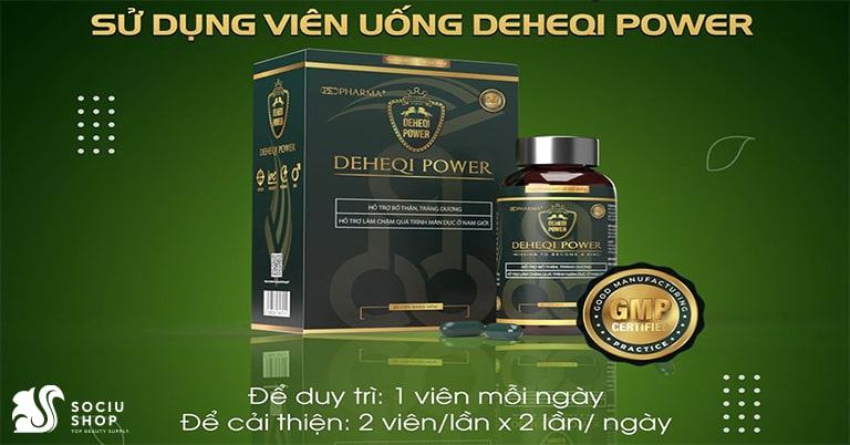 Sinh lý Nam Pk Pharma - Deheqi Power là một gợi ý tuyệt vời cho phái mạnh