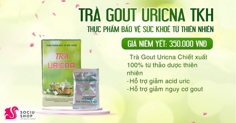 Trà Uricna Trần Kim Huyền - Hỗ trợ giảm nguy cơ gout